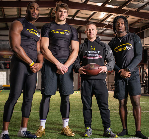 CarnoSyn® Brands Partners with TEST Football Academy and Kaged Muscle To Fuel 2019 NFL Hopefuls & Announces Sponsorship of 2019 Team CarnoSyn® Athletes