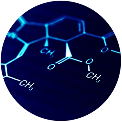 hexagons on dark blue