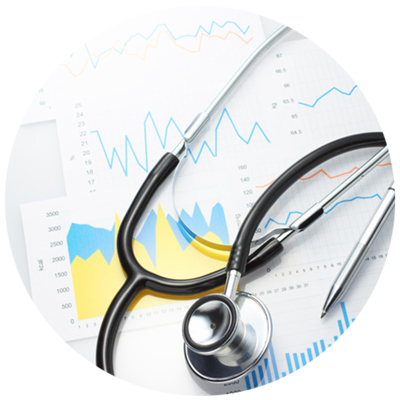 stethoscope and charts